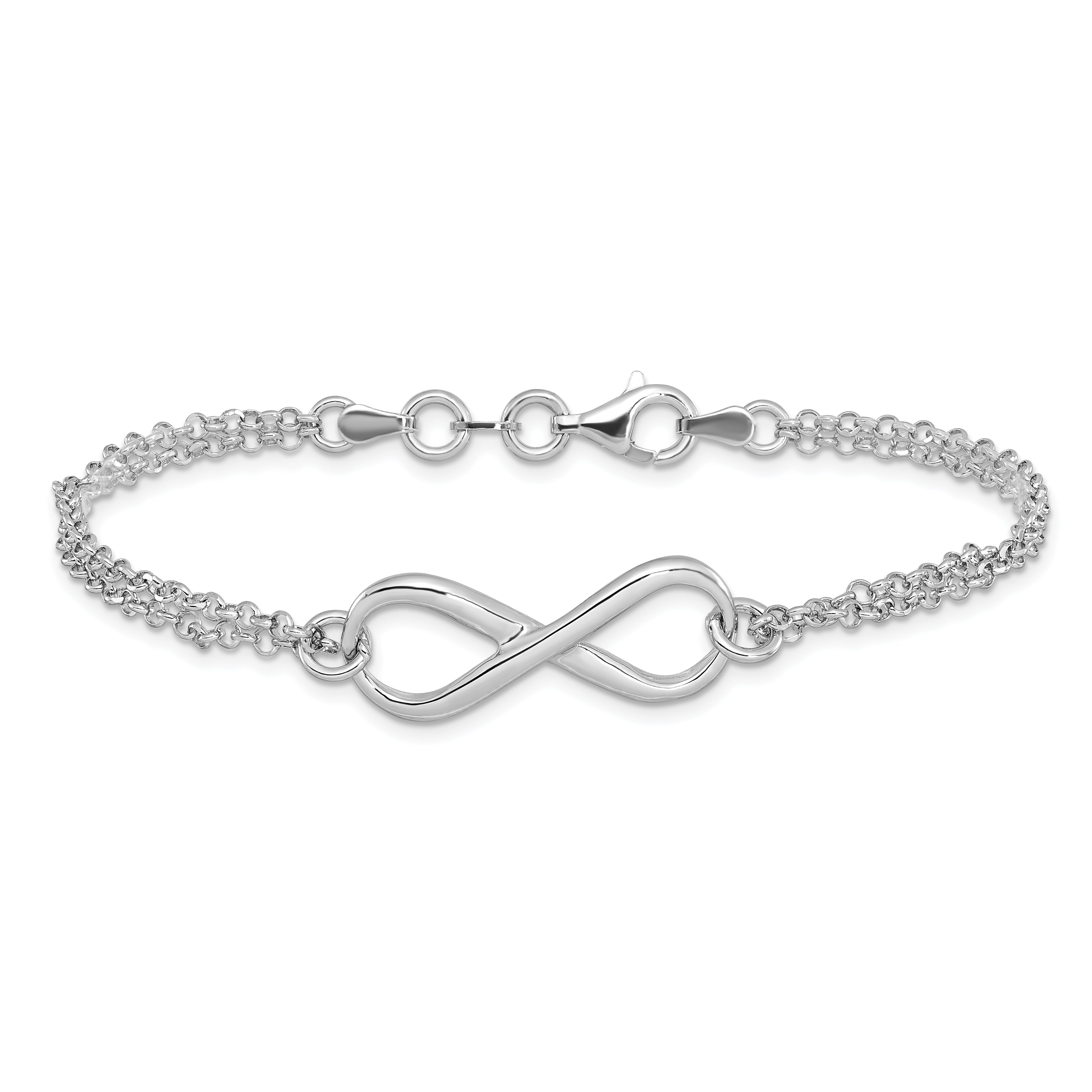 Sterling Silver Infinity Symbol Bracelet