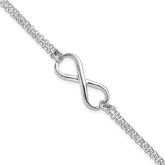 Sterling Silver Infinity Symbol Bracelet