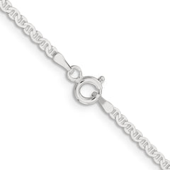 Sterling Silver 2.25mm Flat Anchor Chain