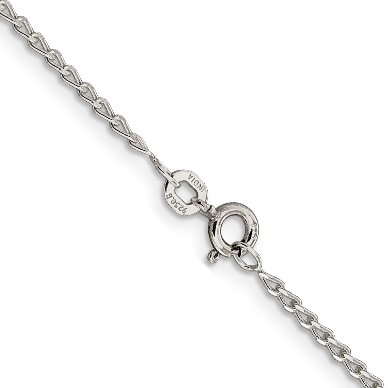 Sterling Silver 1.5mm Open Elongated Link Chain