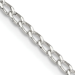 Sterling Silver 2mm Open Elongated Link Chain