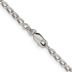 Sterling Silver 2.8mm Open Elongated Link Chain