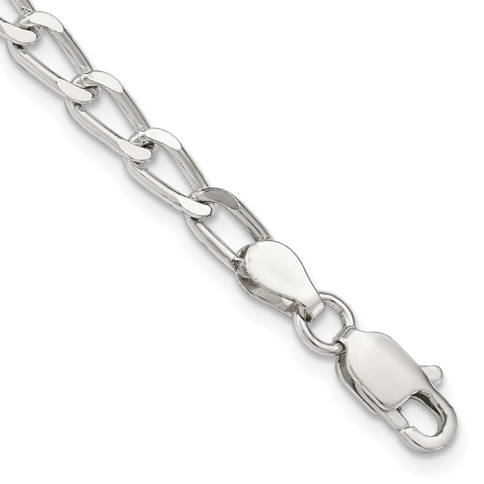 Sterling Silver 4.3mm Open Elongated Link Chain