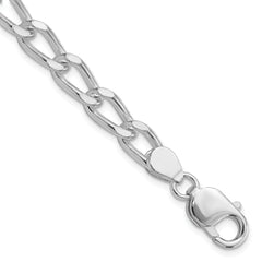 Sterling Silver Polished 7mm Open Link Chain