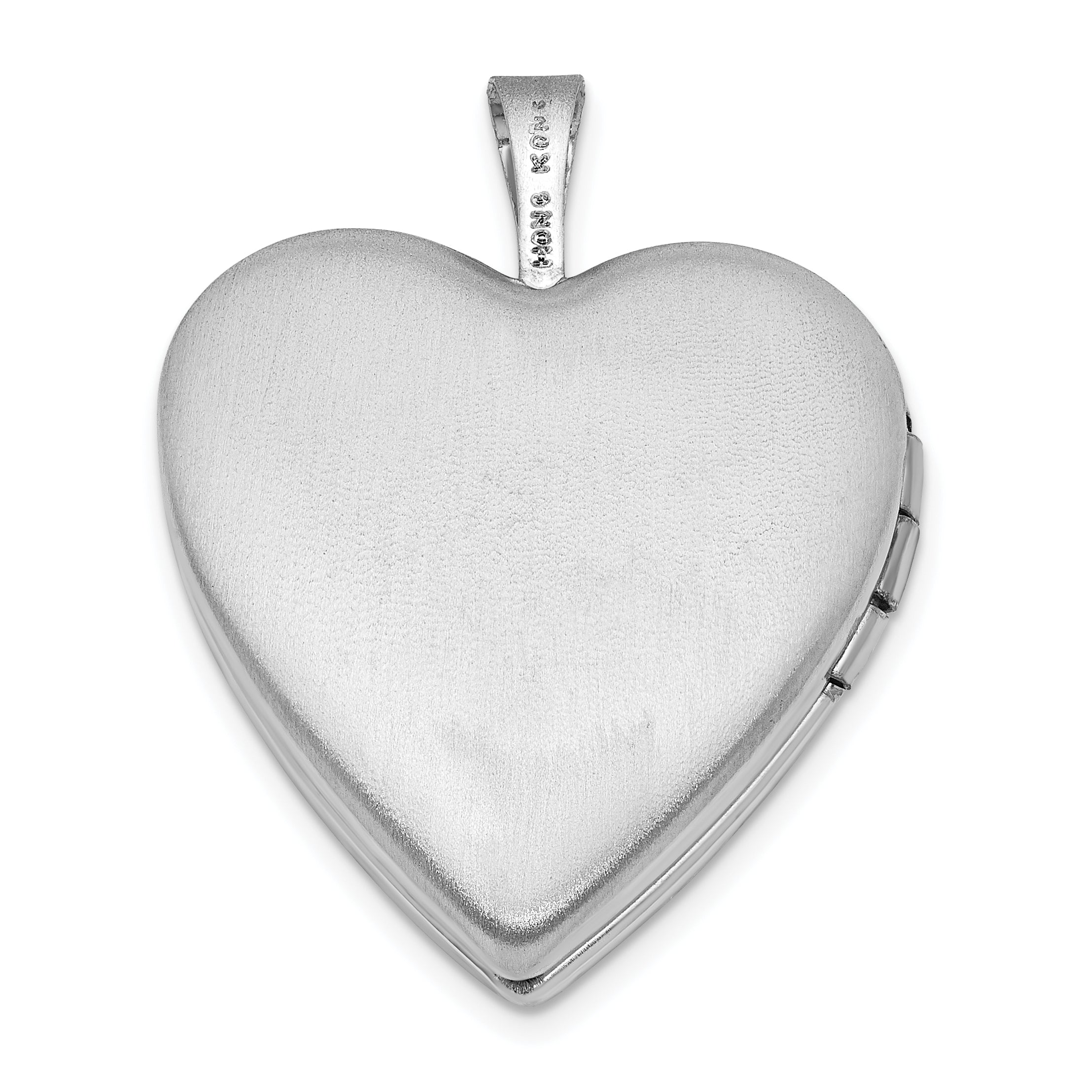 Sterling Silver Crystal Heart Locket