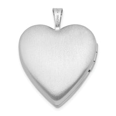 Sterling Silver 20mm Pink Enamel Claddagh Heart Locket