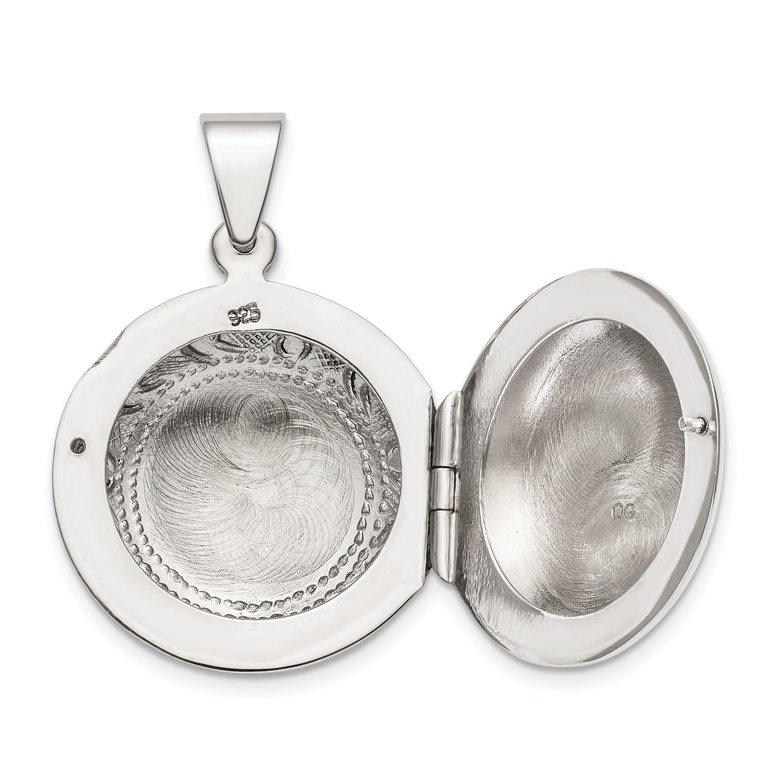 Sterling Silver Circle Locket