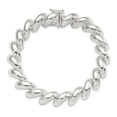 Sterling Silver 12mm San Marco Bracelet