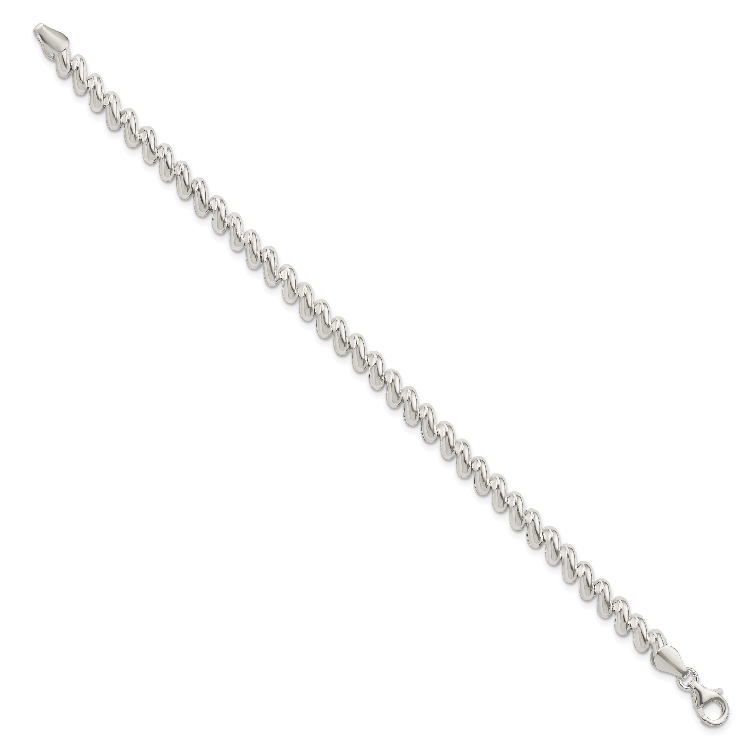 Sterling Silver 6mm San Marco Bracelet