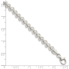 Sterling Silver 6mm San Marco Bracelet