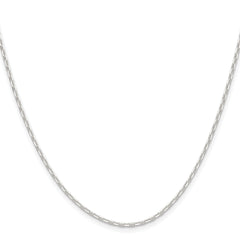 Sterling Silver Polished and D/C 1.75mm Marine Link Chain