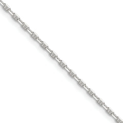 Sterling Silver Polished and D/C 1.75mm Marine Link Chain