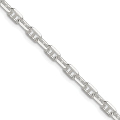 Sterling Silver Polished and D/C 4.75mm Marine Link Chain