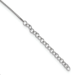 Brilliant Embers Sterling Silver Rhodium-plated 84 Stone 18 inch Micro Pav‚ CZ Heart Necklace with 2 Inch Extender