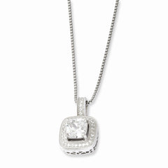 Sterling Silver & CZ Brilliant Embers Necklace