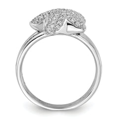 Sterling Silver & CZ Star Ring