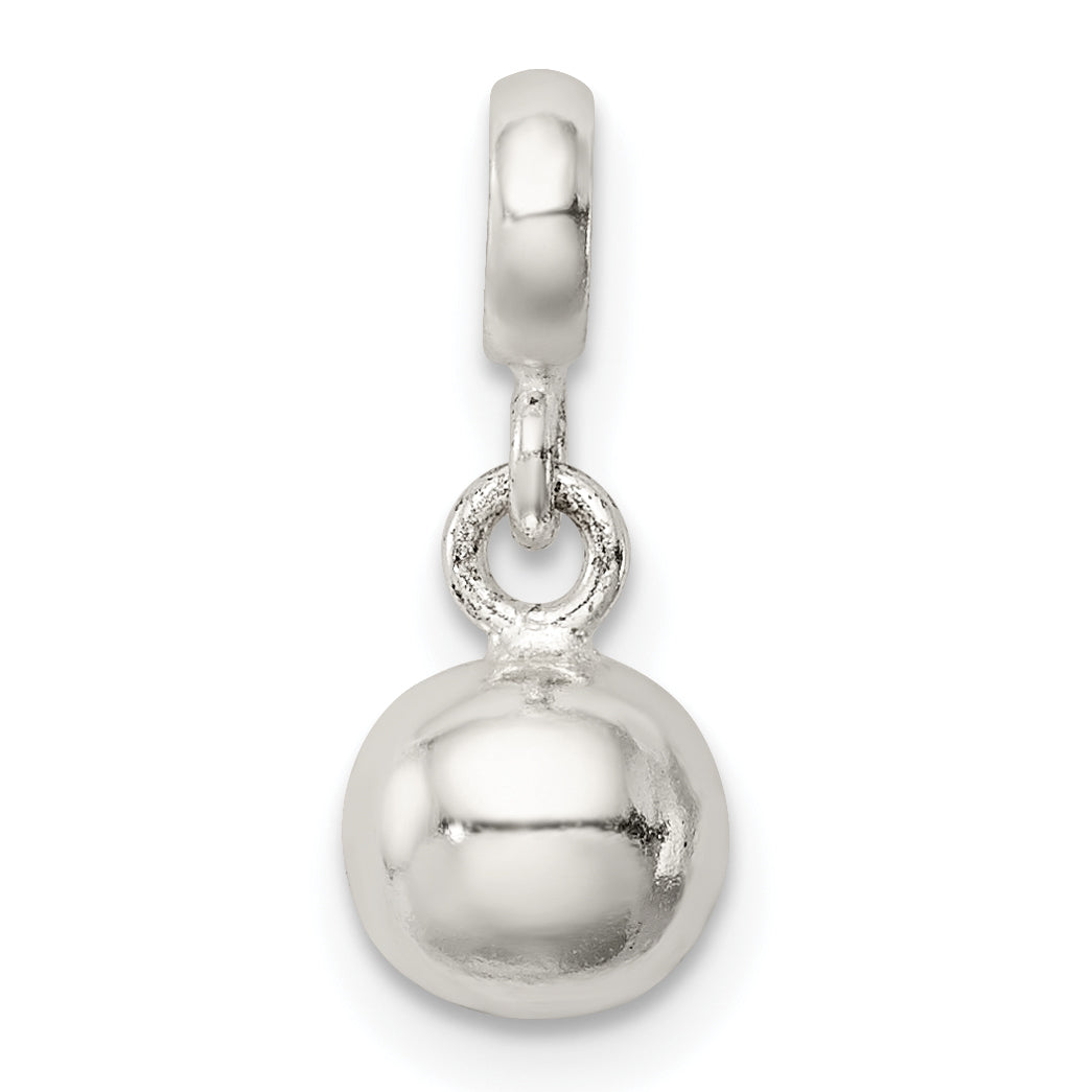 Sterling Silver Small Polished Bead Enhancer