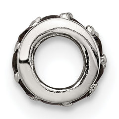 Sterling Silver Black CZ Spacer Enhancer