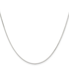 Sterling Silver Polished .90mm Octagonal Snake Chain