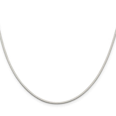 Sterling Silver 1.5mm Octagonal Snake Chain