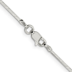 Sterling Silver 1.5mm Octagonal Snake Chain