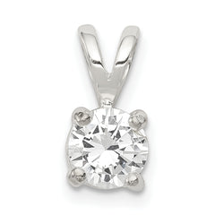 Sterling Silver CZ Pendant