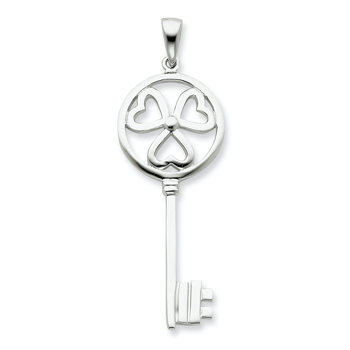 Sterling Silver Key Pendant