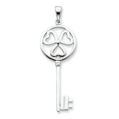 Sterling Silver Key Pendant