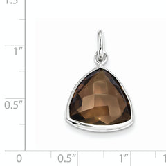 Sterling Silver Smoky Quartz Pendant