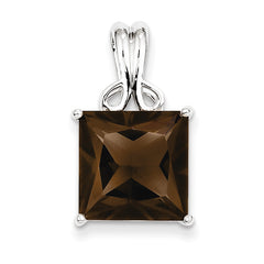 Sterling Silver Smoky Quartz Pendant