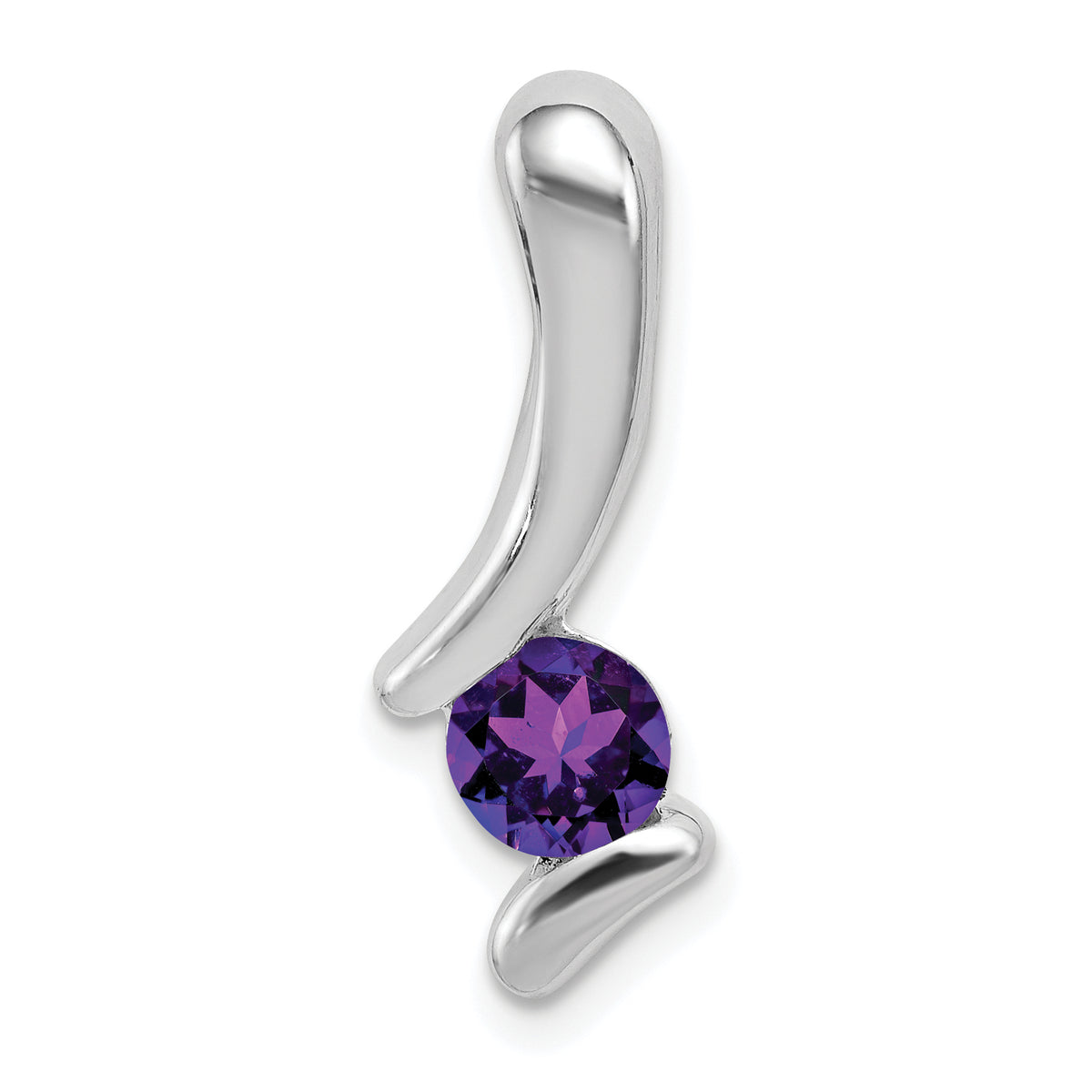 Sterling Silver Amethyst Pendant