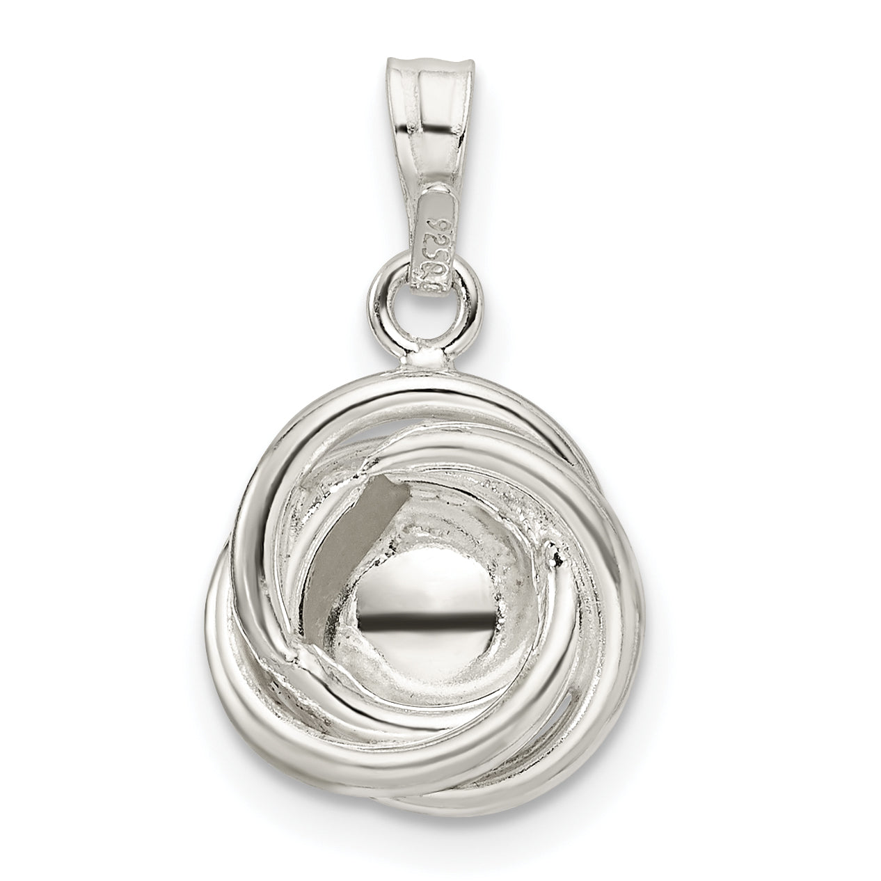 Sterling Silver Polished Freshwater Cultured Pearl Pendant