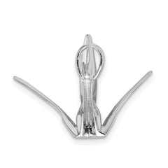 Sterling Silver Rhodium-plated Origami Crane Pendant