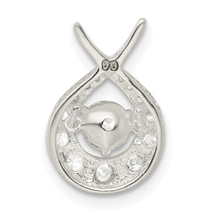 Sterling Silver Vibrant CZ Pendant