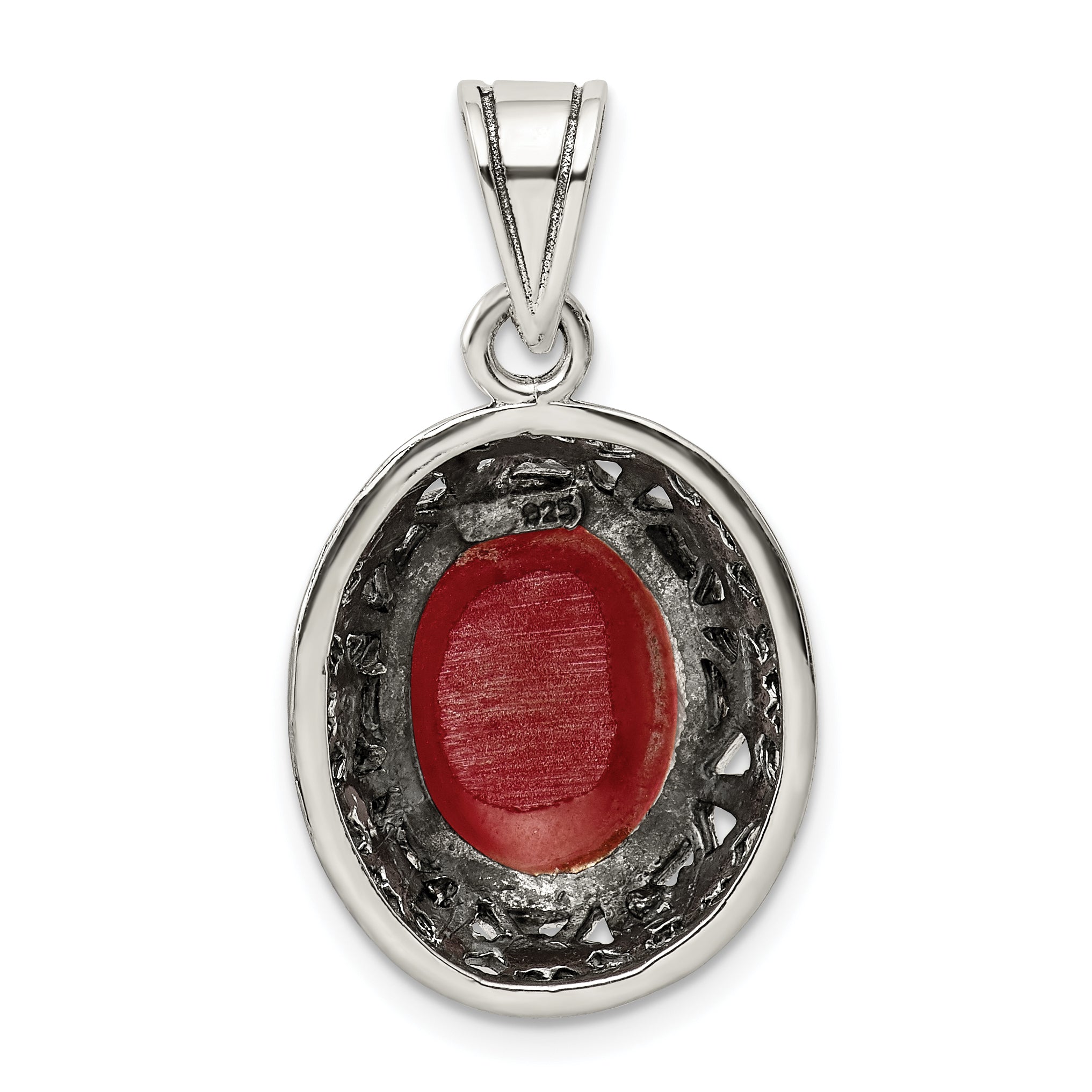 Sterling Silver Carnelian Pendant