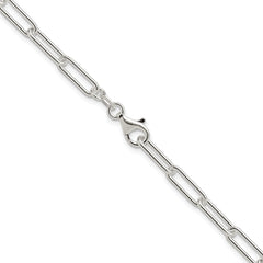 Sterling Silver Polished 4.5mm Elongated Cable Chain