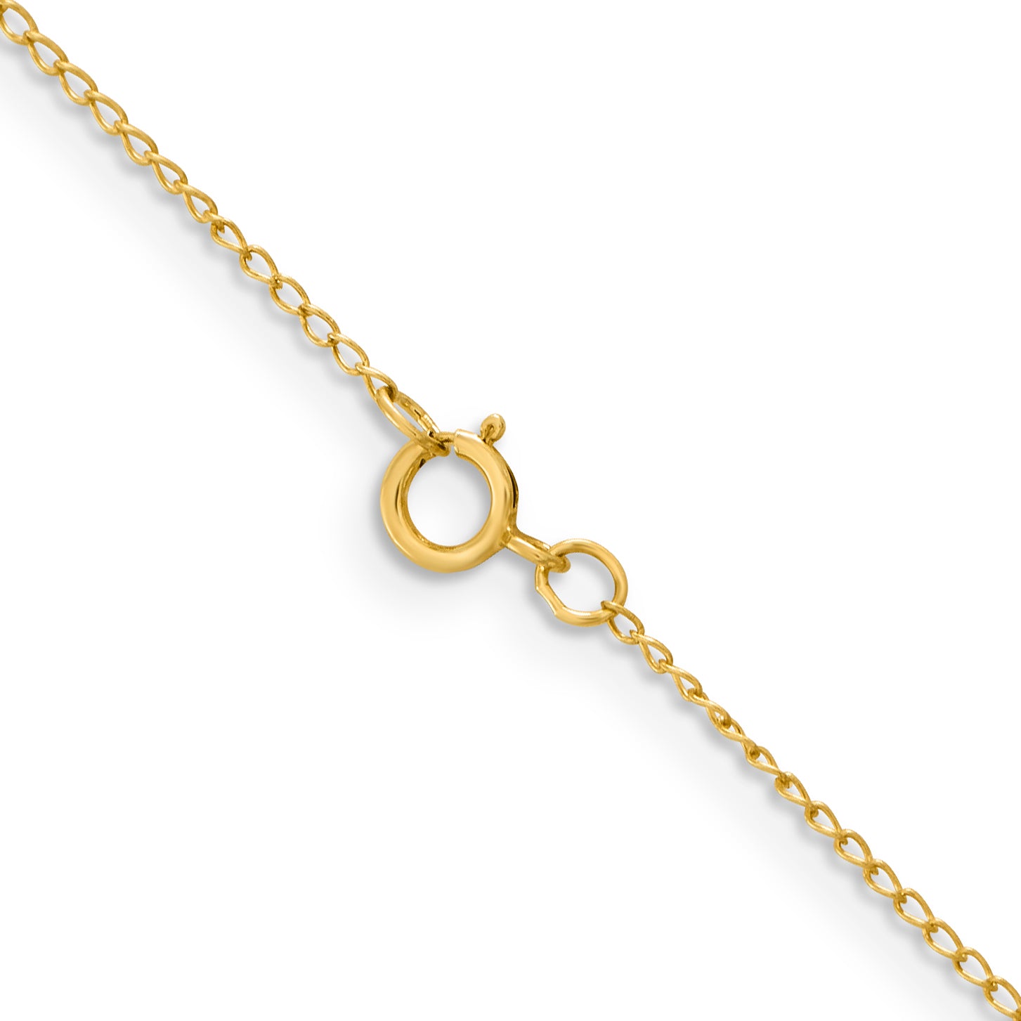 Sterling Silver Flash Gold-plated Curb Chain