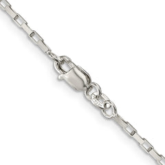 Sophia Jewelers 925 Sterling Silver Polished Box Chain for Women