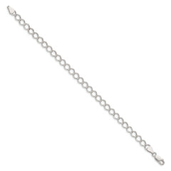 Sterling Silver 5.75mm Fancy Open Curb Chain