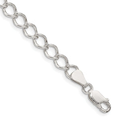 Sterling Silver 5.75mm Fancy Open Curb Chain