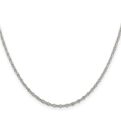 Sterling Silver 2.25mm Fancy Rolo Chain