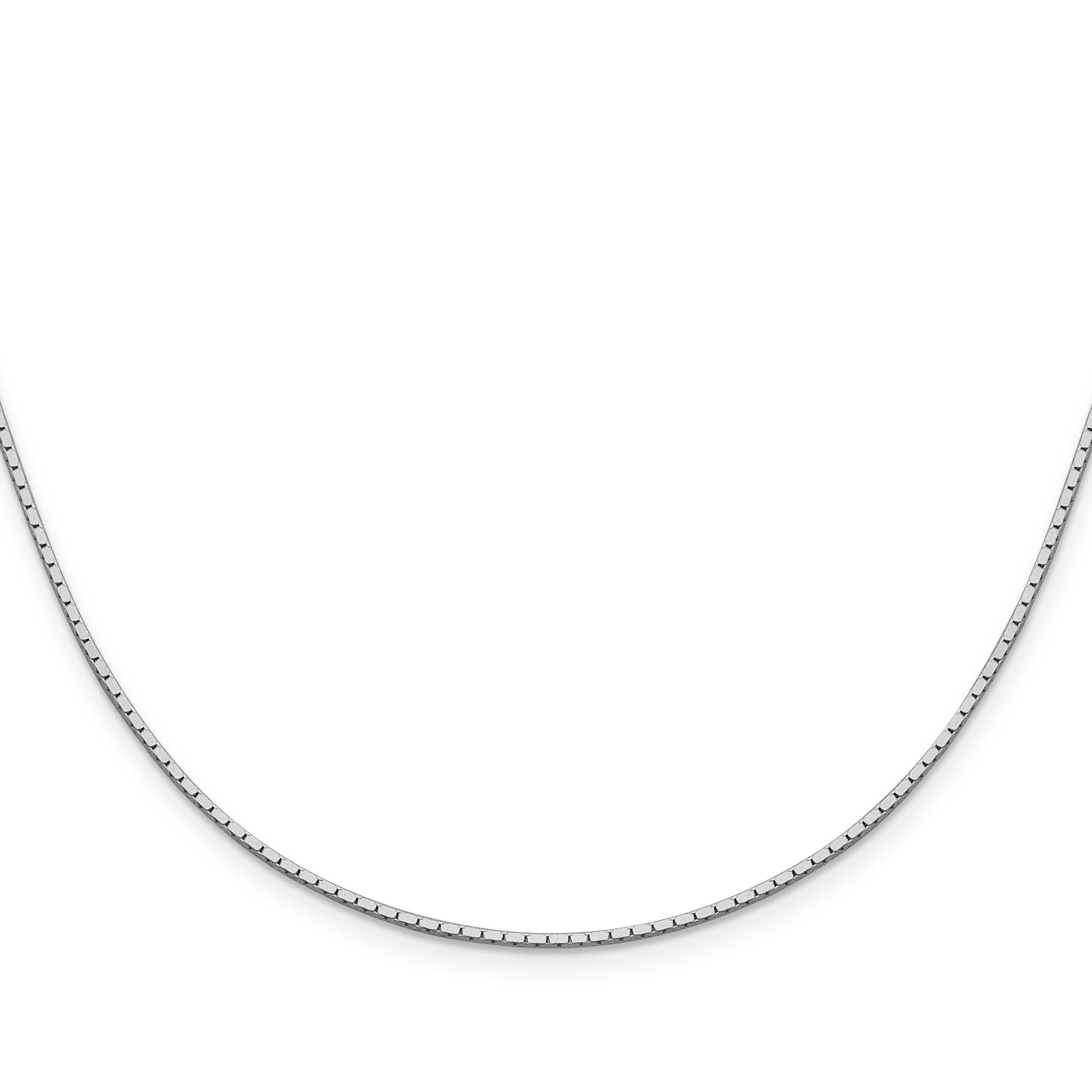 Sterling Silver 1.25mm Mirror Box Chain