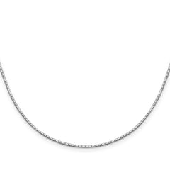 Sterling Silver 1.25mm Mirror Box Chain