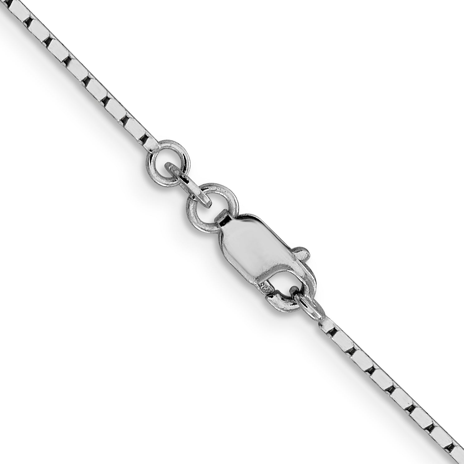 Sterling Silver 1.25mm Mirror Box Chain