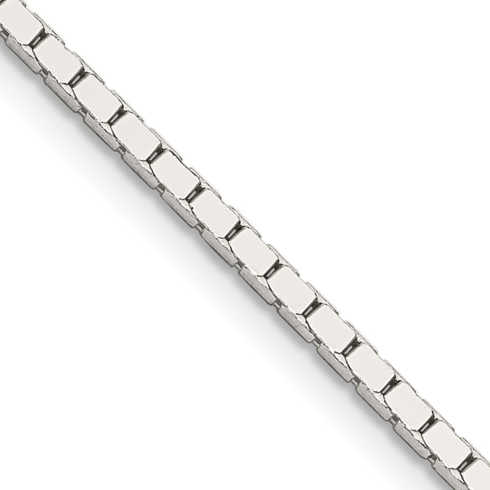 Sterling Silver 1.5mm Mirror Box Chain