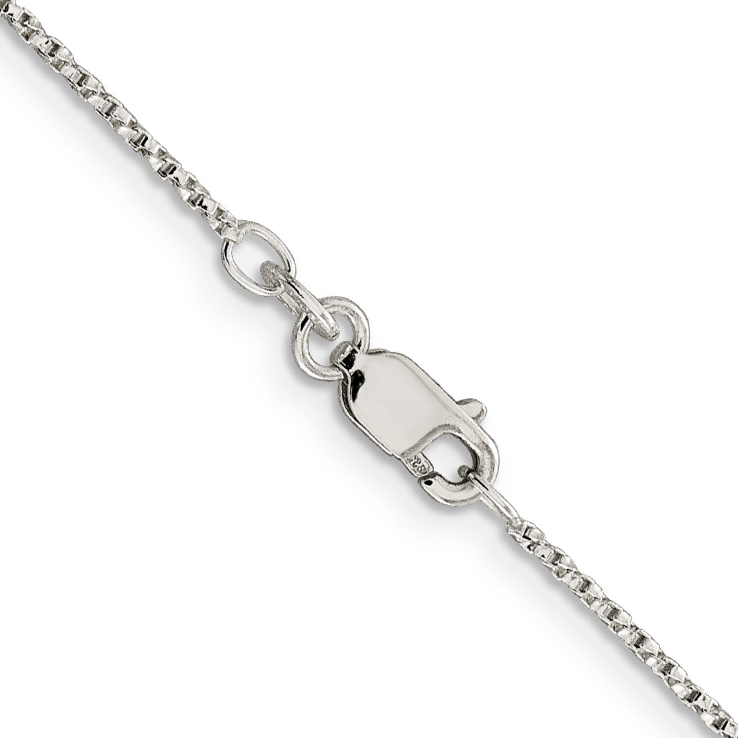 Sterling Silver 1.25mm Twisted Box Chain