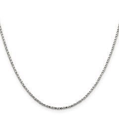 Sterling Silver 1.75mm Twisted Box Chain