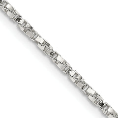 Sterling Silver 1.75mm Twisted Box Chain