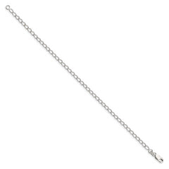 Sterling Silver 3mm Half Round Wire Open Curb Chain