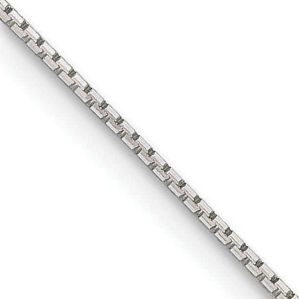 Sterling Silver .6mm 8 Sided Diamond-cut Mirror Box Chain